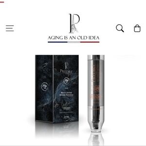 Prédiré Black Orchid 60-Second Flawless Wrinkle Remover - Black and Gold